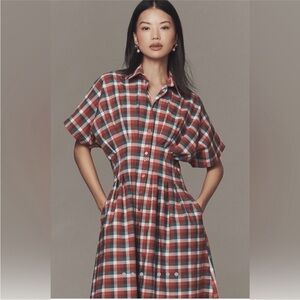 Anthropologie Exquise Tobie shirt dress XS NWT